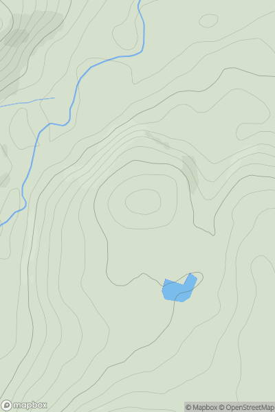 Thumbnail image for Round Hill [The Glenkens to Annandale] showing contour plot for surrounding peak